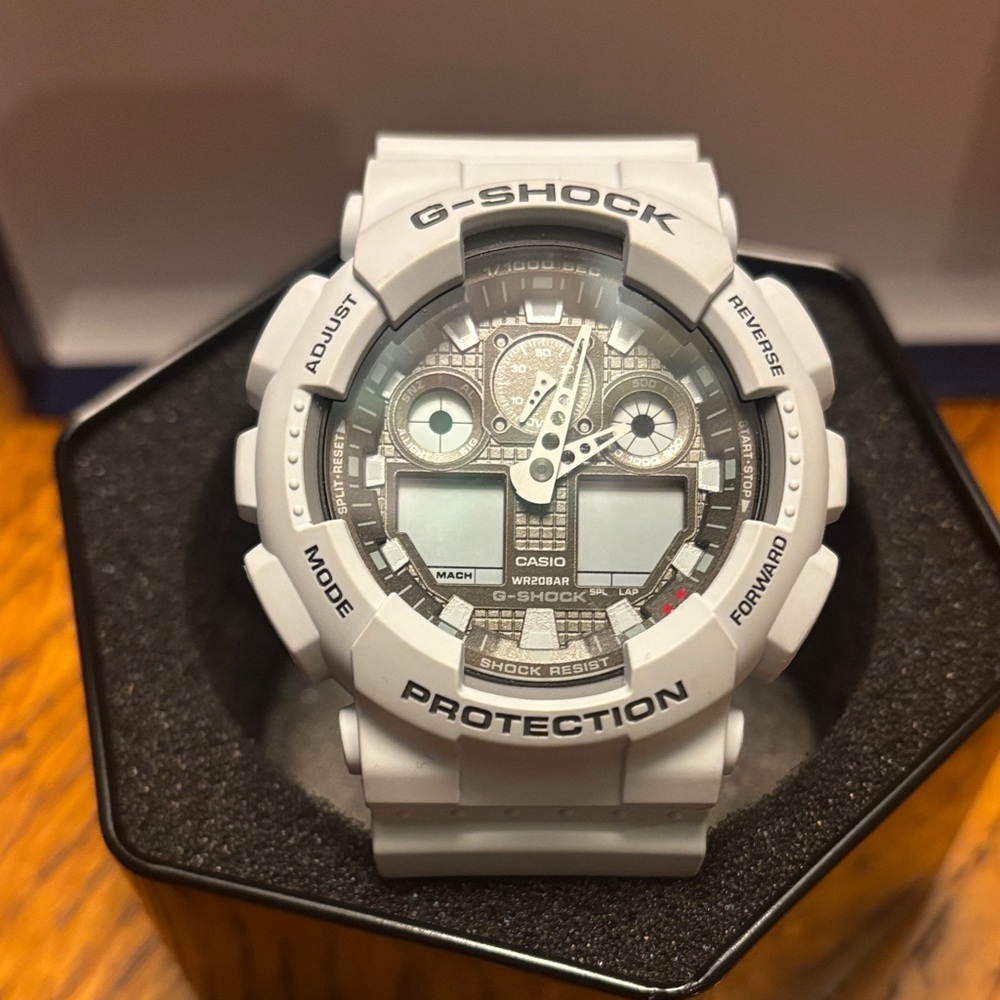 G-Shock Black and Red Watch Case